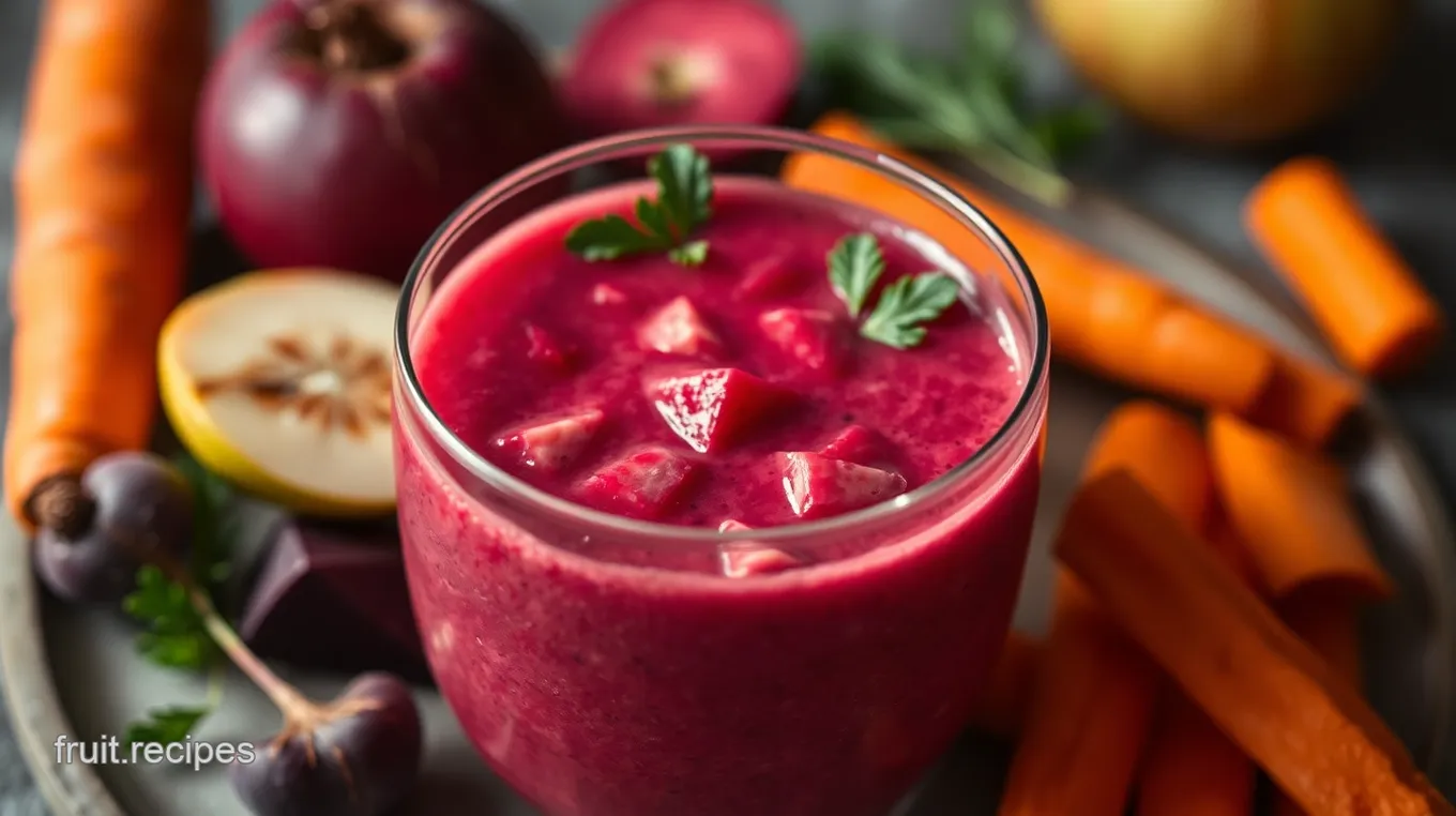 Beetroot and Apple Smoothie