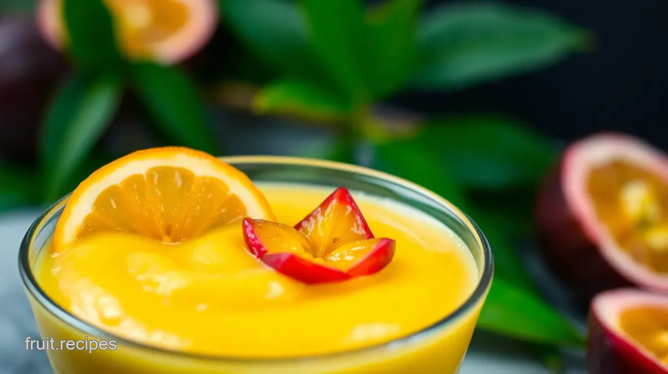 Delicious Passion Fruit Puree Recipe