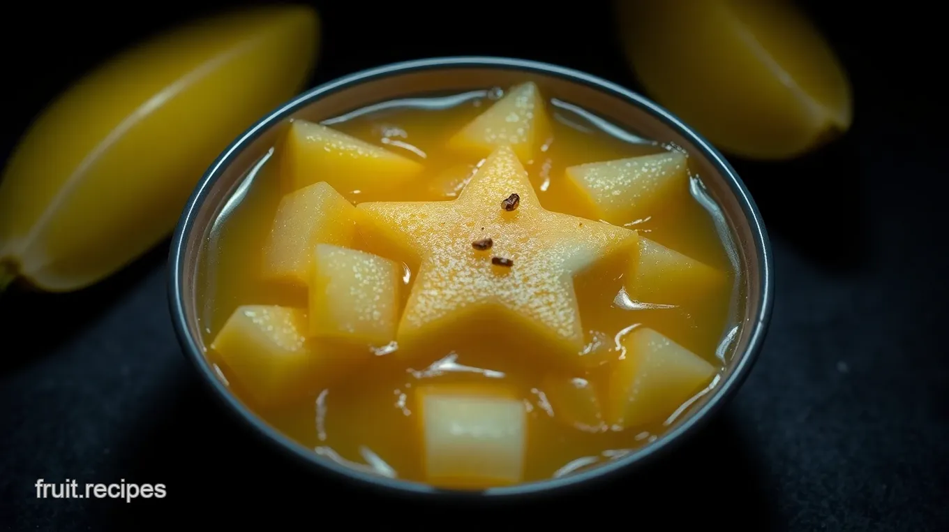 Chilled Star Fruit Sparkler