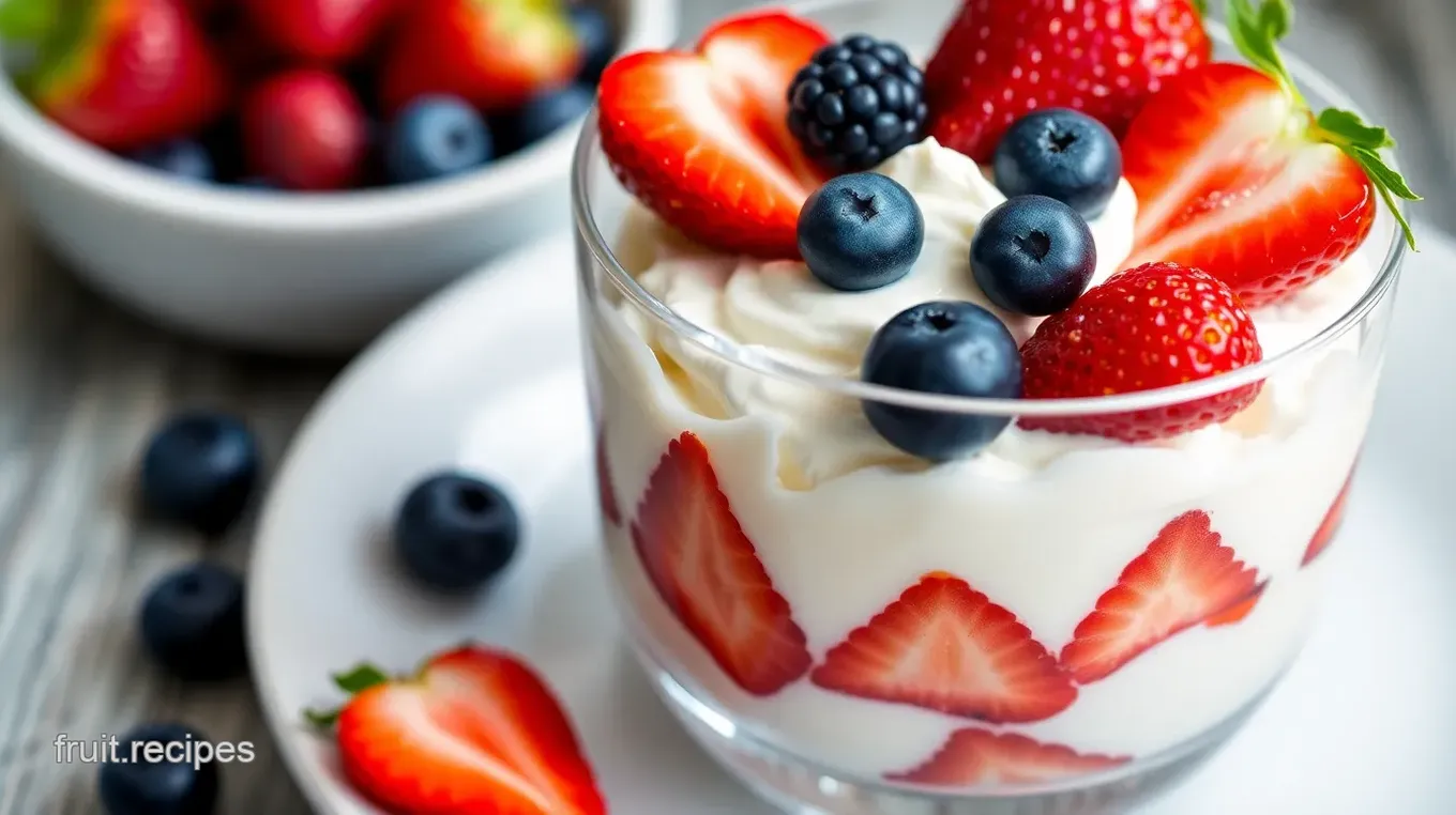 Easy Cottage Cheese Parfait with Fresh Fruits Cottage Cheese and Fruit Parfait