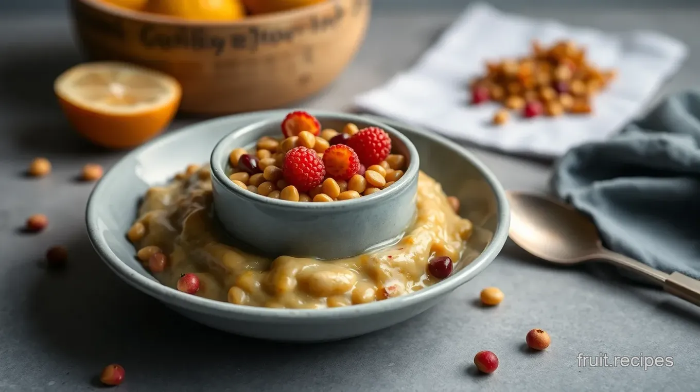 Sprouted Moong Dal and Groundnut Fruit Salad