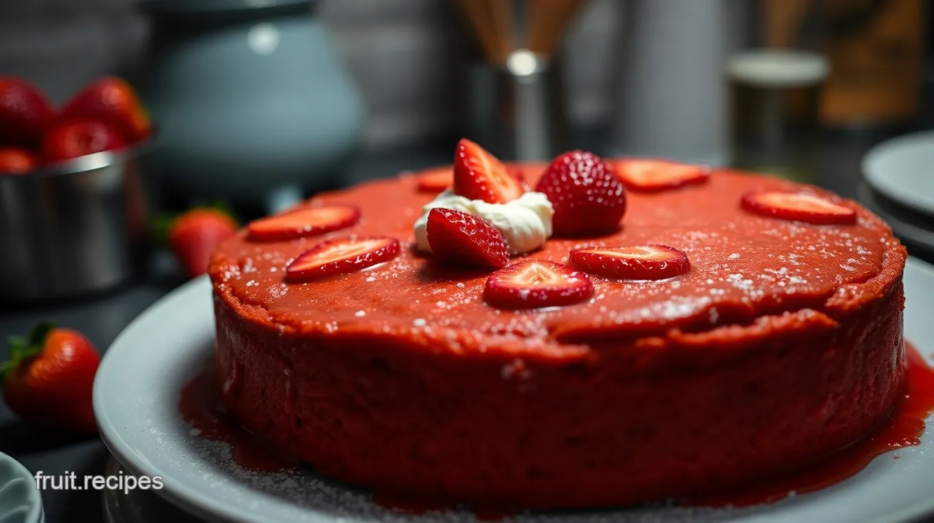 Strawberry Earthquake Cake: A Rich and Fruity Delight