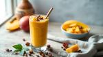 Blend Mango Shake with Creamy Dry Fruits