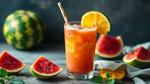 Blend Mangoes & Watermelon for Refreshing Drink