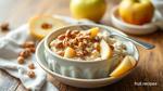 Cooked Oatmeal with Apples & Nuts Delight