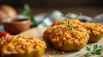 Fried Green Tomatoes with Crunchy Coating