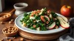 Quick Kale Salad with Apples & Walnuts