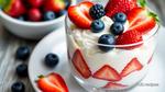 Easy Cottage Cheese Parfait with Fresh Fruits