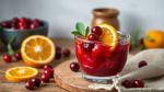 Simmered Cranberry Delight with Orange Zest