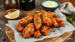 Fry Ginger Garlic Chicken Wings Delight