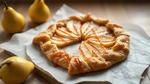 Bake Golden Pear Galette with Caramel Drizzle