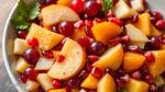 Mixing Fall Fruit Salad with Fresh Flavors