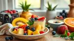 Mixing Fresh Fruits for a Healthy Treat