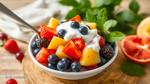 Mixing Yogurt Fruit Salad | Healthy Delight