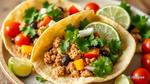 Quick Turkey Tacos with Colorful Veggies