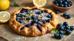 Bake Blueberry Galette with Lemon Zest