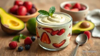 Blend Avocado Delightful Fruit Parfait