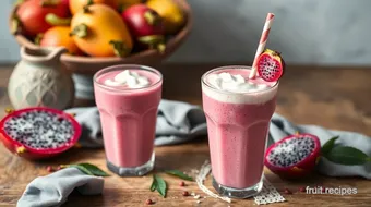 Blend Dragonfruit Milkshake with Creamy Twist