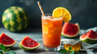 Blend Mangoes & Watermelon for Refreshing Drink