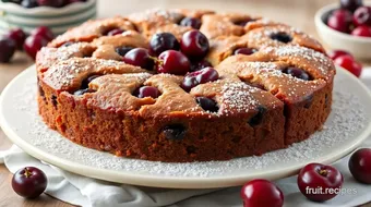 Easy: 5 Tips for Making the Best Brandy-Infused Cherry Fruit Cake! recipe card