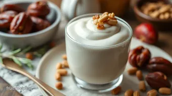 Chill Date Milk Dessert with Nuts