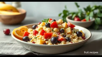 Chilled Couscous Salad with Fruity Delight