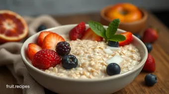 Cook Oatmeal with Fresh Fruits in 30 Min