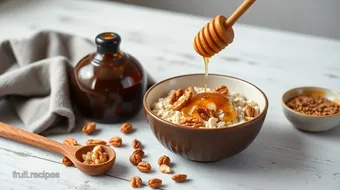 Cook Quick Oatmeal with Nuts & Honey