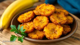 Fried Plantains Crispy Tostones Delight