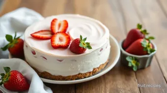 No-Bake Strawberry Cheesecake | Creamy Delight