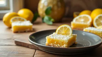 Bake Lemon Bars - Tangy Sweet Delight