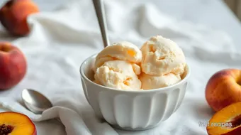 No Churn Peach Ice Cream: Easy Summer Treat