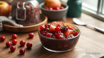 Roasted Apple Cranberry Relish Delight