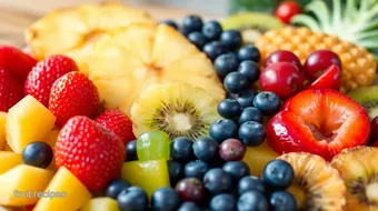 Easy Christmas Fruit Tray with Festive Flair