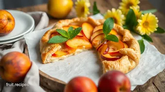 Bake Peach Galette with Fresh Summer Flavors