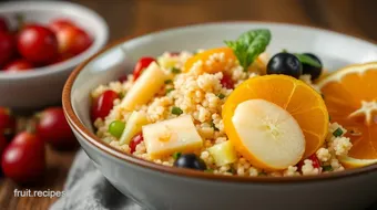 Easy Quinoa Salad with Sweet Fruits