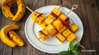 Grilled Mango Fruit Skewers for Summer Fun