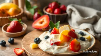 Mixing Fruits Creamy Delight in 50 Minutes