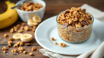 Bake Nutty Banana Granola Quick & Easy