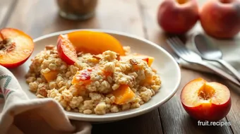 Bake Peach Oatmeal Delight in 35 Minutes