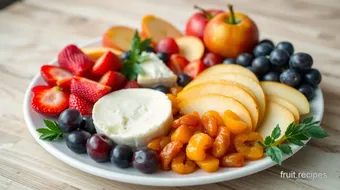 Quick Fruit and Cheese Platter Delight