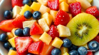 Quick Fruit Salad with Fresh Fruits Delight