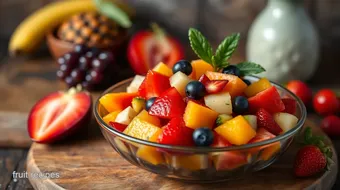 Quick Fruit Salad with Tropical Flavors