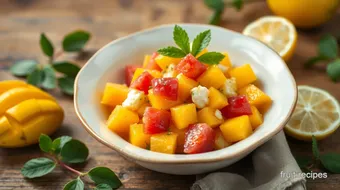 Quick Mango Fruit Salad with Citrus Twist