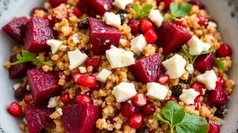 Roasted Beet Quinoa Salad Delight in 45 Min