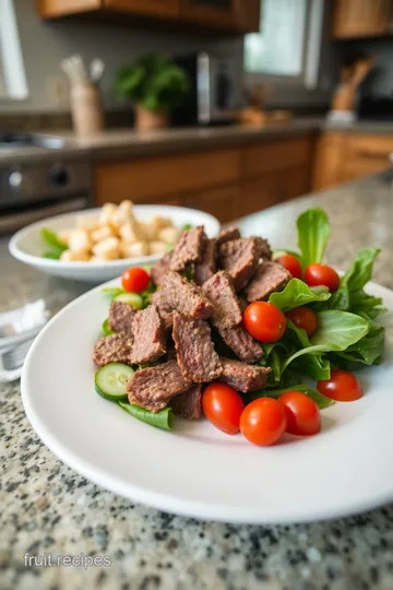 Arby s Inspired Roast Beef Salad with Honey Mustard Dressing steps