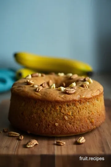 Banana Nut Cake in 30 Minutes presentation