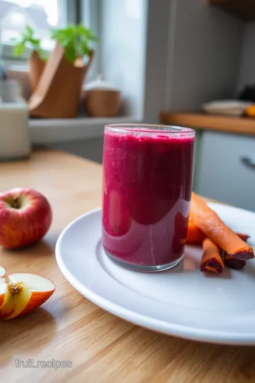 Beetroot and Apple Smoothie steps