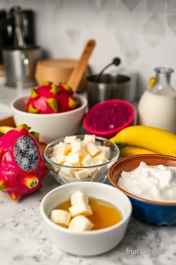 Dragon Fruit Smoothie Bowl ingredients