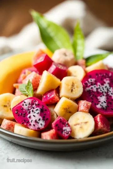 Dragon Fruit Smoothie Bowl presentation